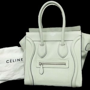 Celine Luggage Calfskin Micro Leather Tote